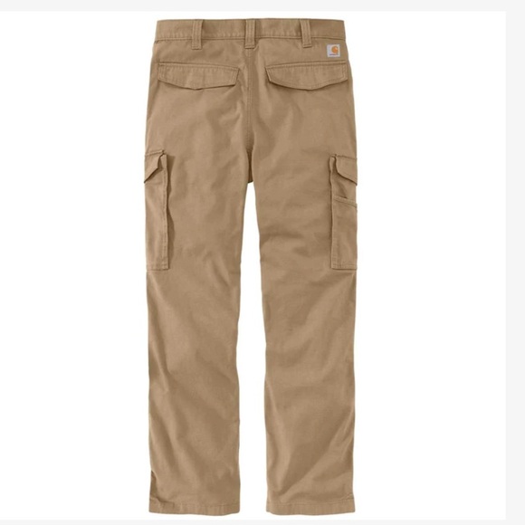 Men’s Carhartt Rugged Flex Relaxed Fit Canvas Cargo Work Pant - Picture 3 of 13